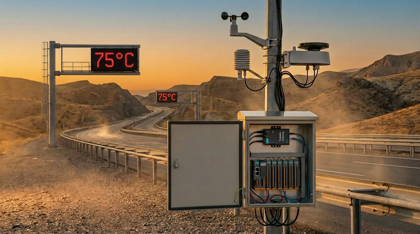Turkey's Roadside Weather Stations Achieve Secure Real-Time Monitoring with Modular Remote I/O