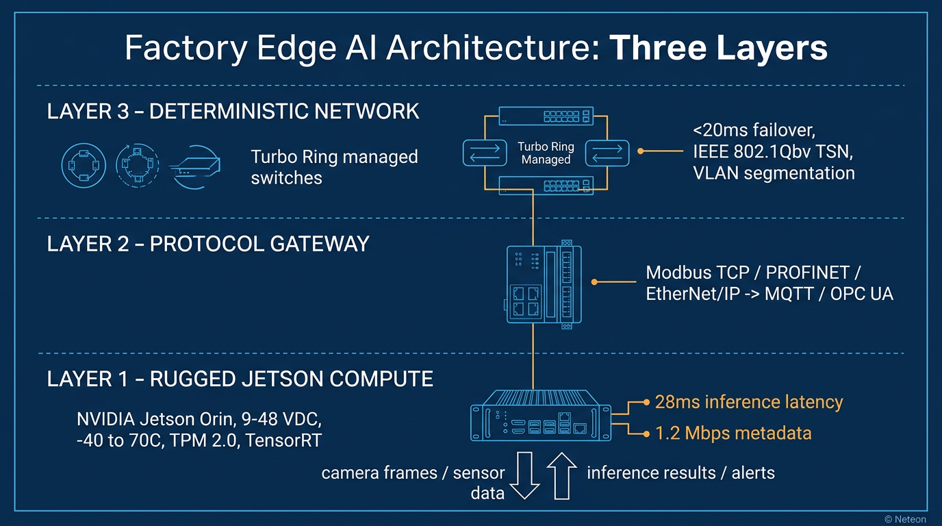 Factory Edge AI Architecture: Three Layers
