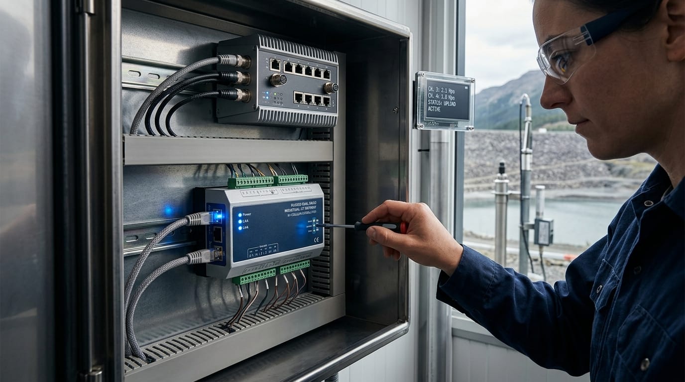 Tailings Dam Monitoring: Remote I/O for Structural and Environmental Sensors